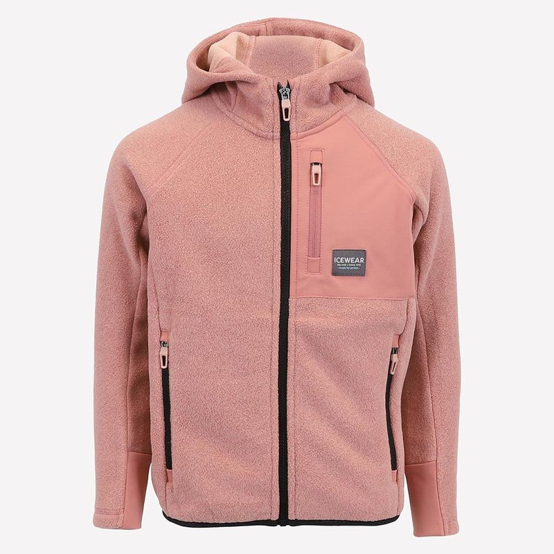 pink fleece sweater