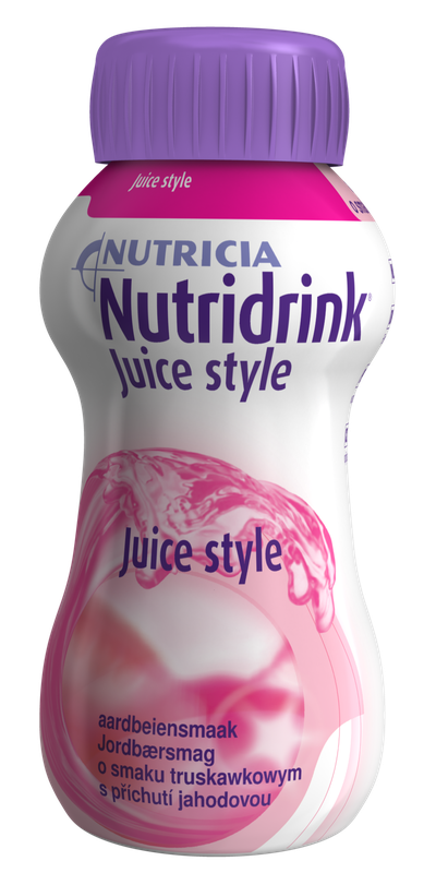 Nutricia Nutridrink Juice Style jarðaberjabragð 4 x 200 ml. - Vöruleit ...