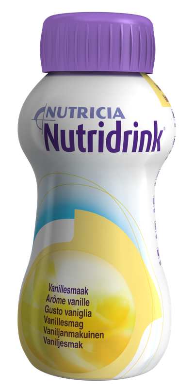 Nutricia Nutridrink án trefja vanillubragð 4 x 200 ml. - Vöruleit Já.is