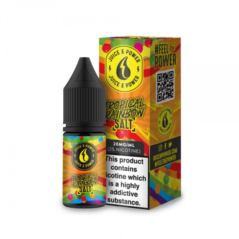 Juice & Power SALT Tropical Rainbow, 10 ml Vöruleit Já.is